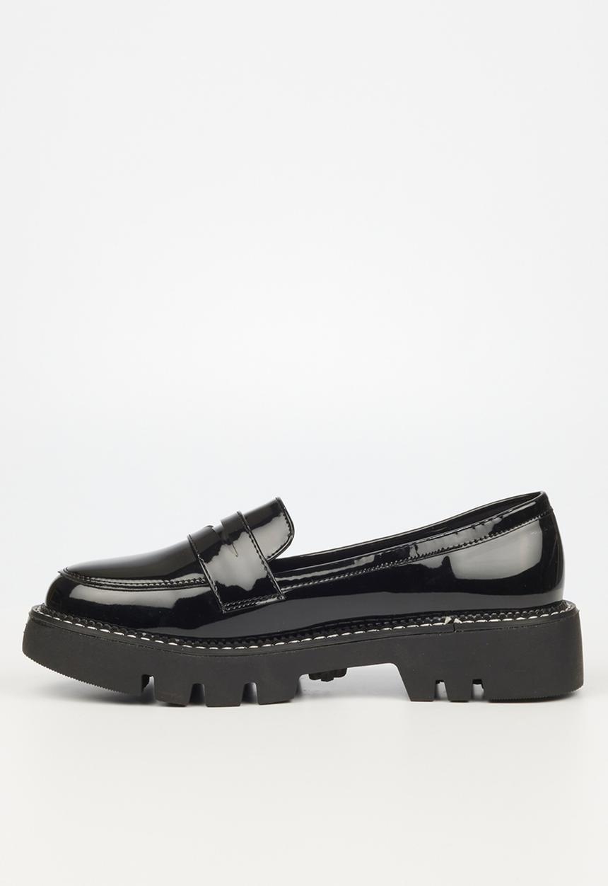 Butterfly Feet - Rileigh 1 lug sole loafer - black