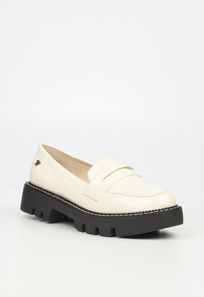 Butterfly Feet - Rileigh 1 lug sole loafer - bone