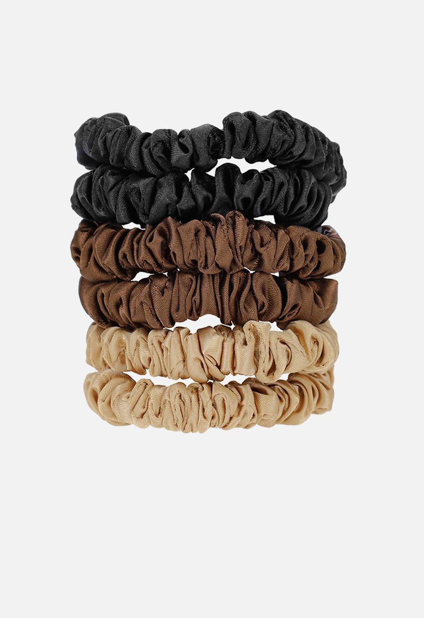 W7 Cosmetics - Silky Knots Hair Scrunchies 6 Pack - Fall Collection