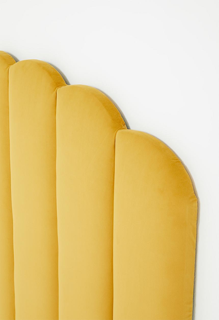 Sixth Floor - Sloped Panel headboard - mustard