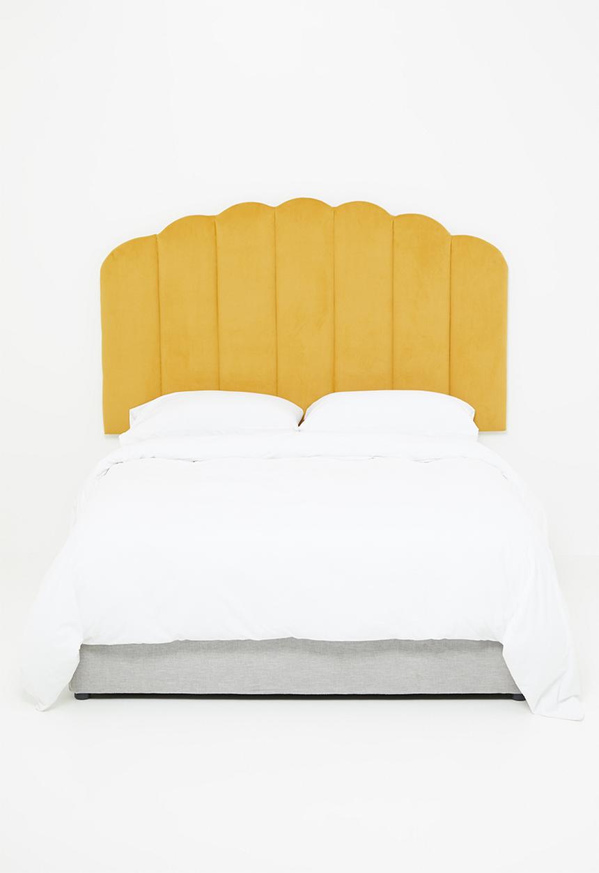 Sixth Floor - Sloped Panel headboard - mustard