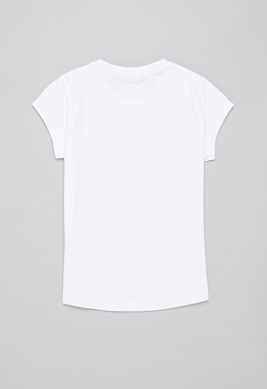 SISSY BOY - Logo top with cap sleeves  - white