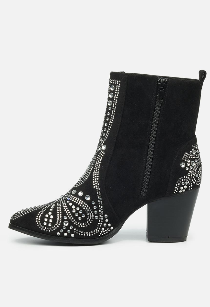 Miss Black - Cuba1 western boot - black