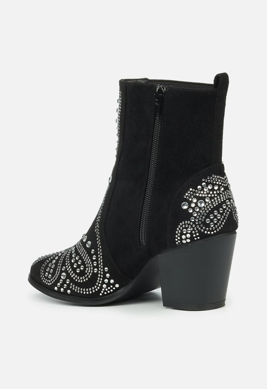 Miss Black - Cuba1 western boot - black