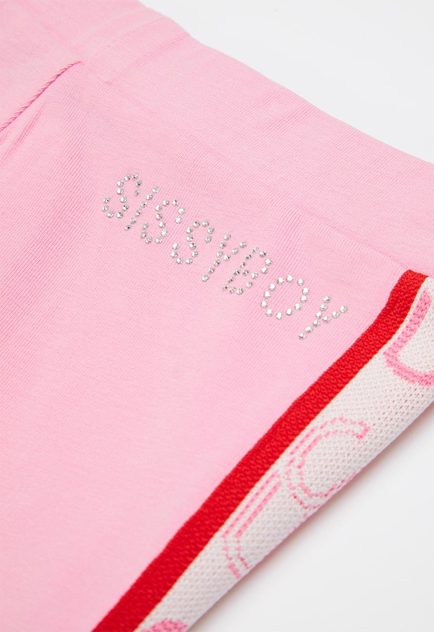 SISSY BOY - Basic leggings with branded side tape - bubblegum pink