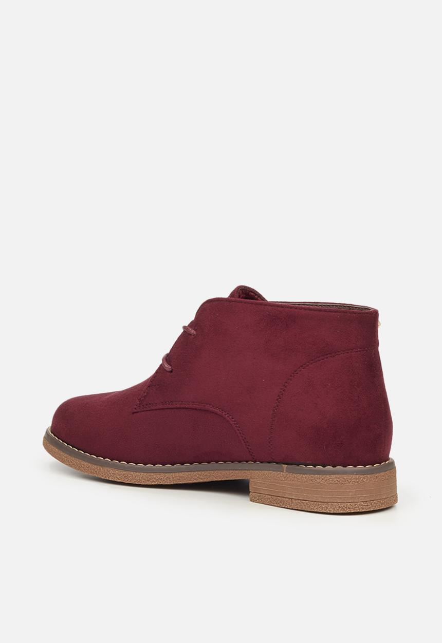Butterfly Feet - Essex 1 suede chukka boot - burgundy