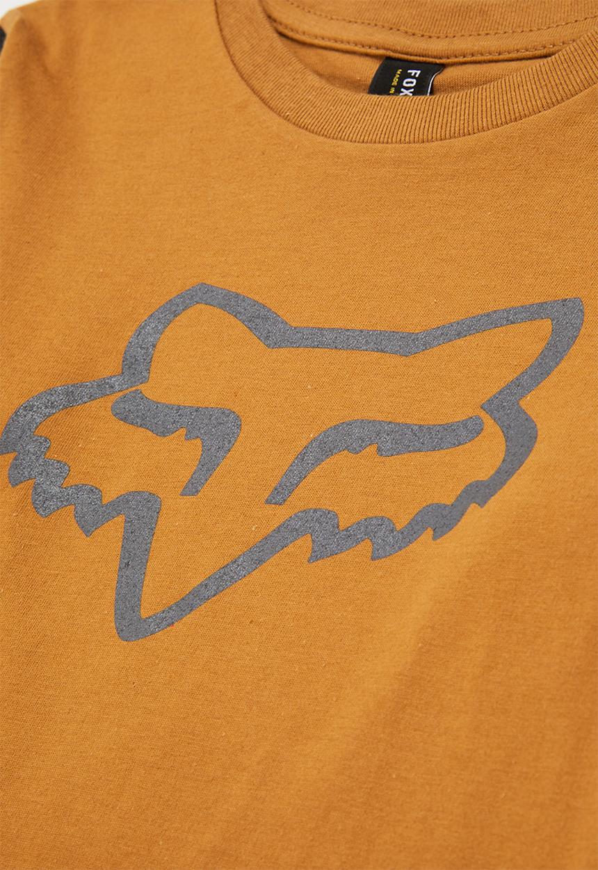 Fox - Fox head long sleeve - gold & black