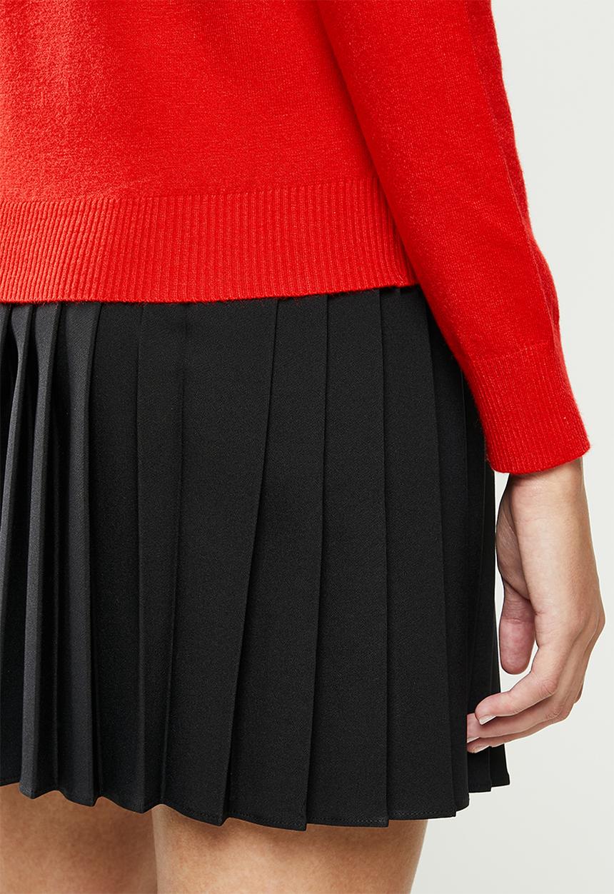 dailyfriday - Slim fit crew neck knit - red