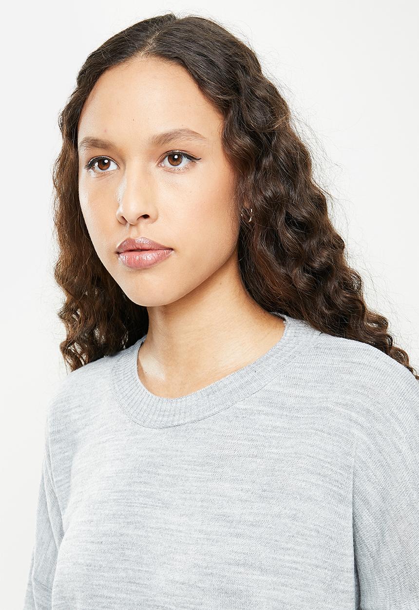Trendyol - Lilac crew neck knitwear bottom top set - grey