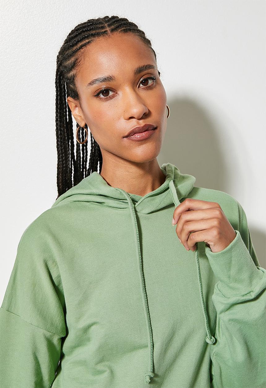Superbalist - Longline hood - loden frost