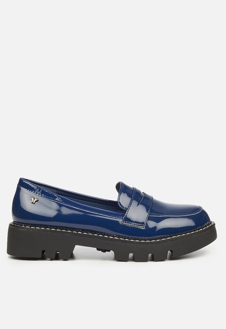 Butterfly Feet - Rileigh 1 lug sole loafer - navy