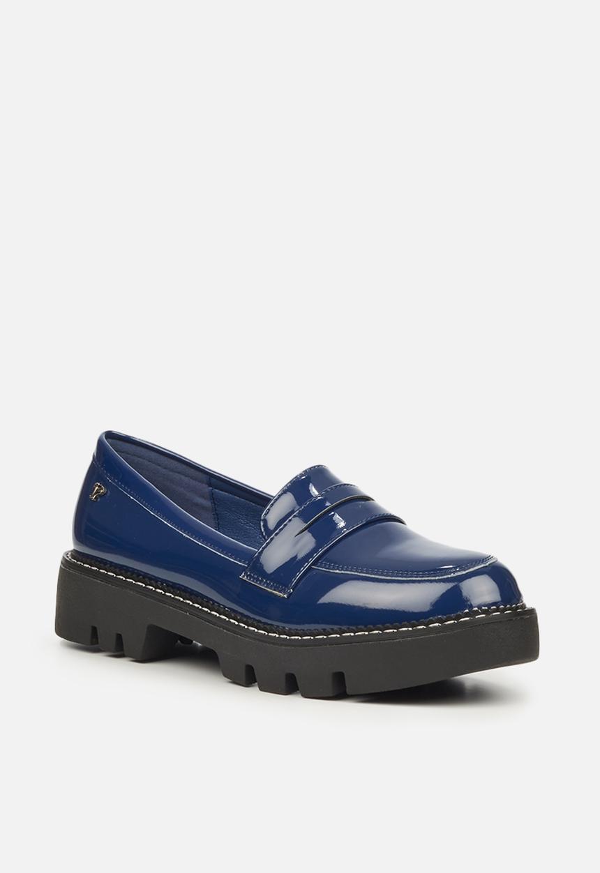 Butterfly Feet - Rileigh 1 lug sole loafer - navy