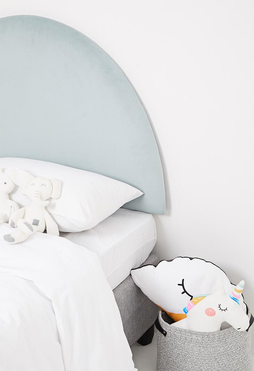 Sixth Floor - Eero headboard - ocean