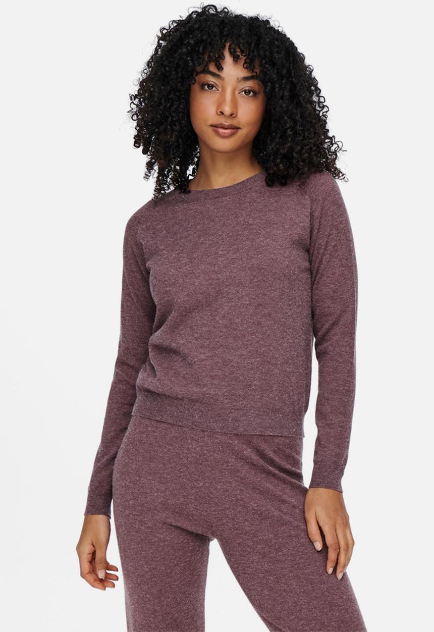 ONLY - Younger long sleeve pullover knit - rose brown