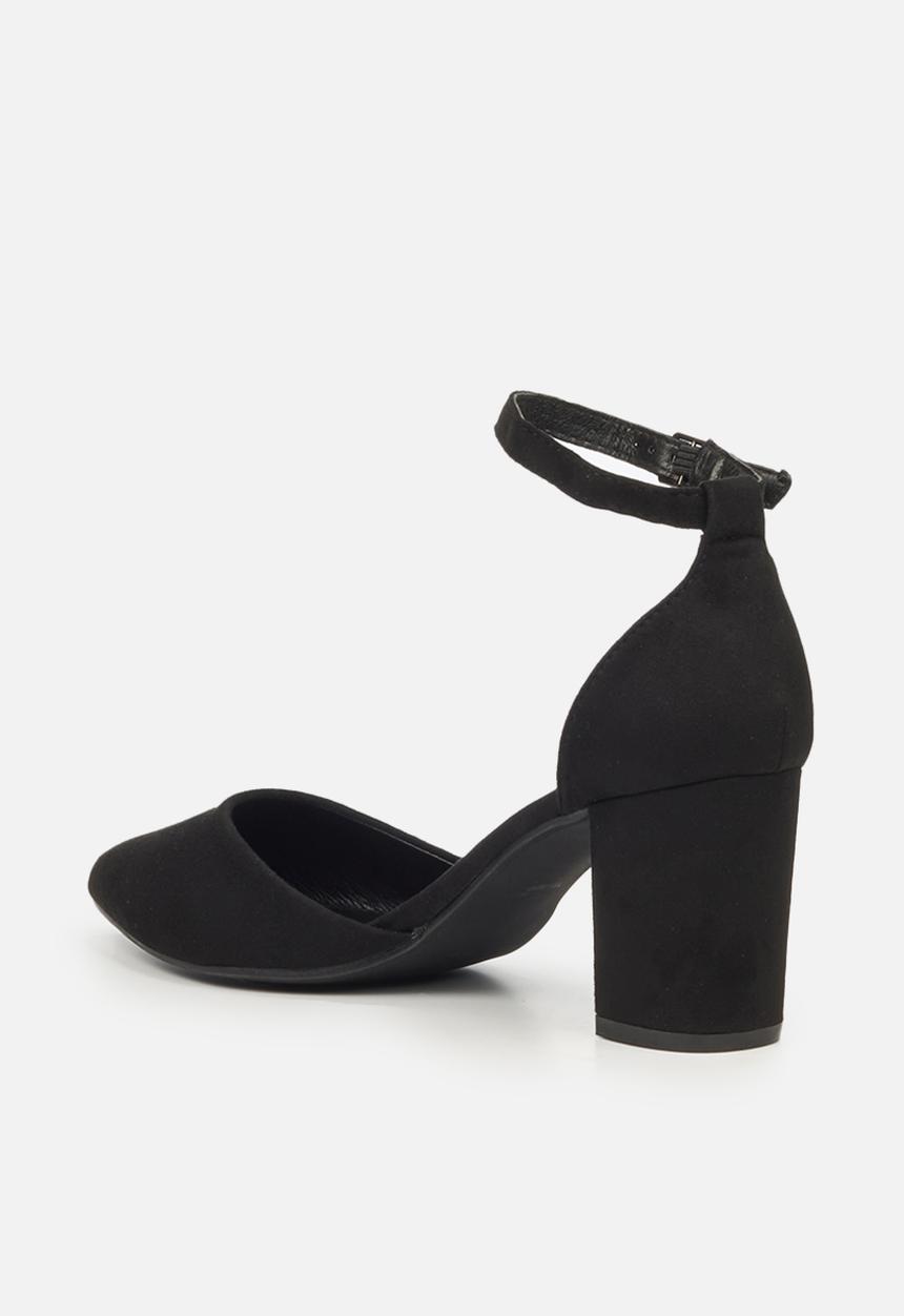 Butterfly Feet - Zara 1 ankle strap heel - black