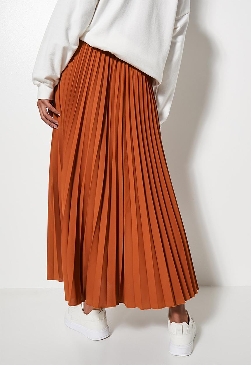 Superbalist - Maxi pleat - tobacco