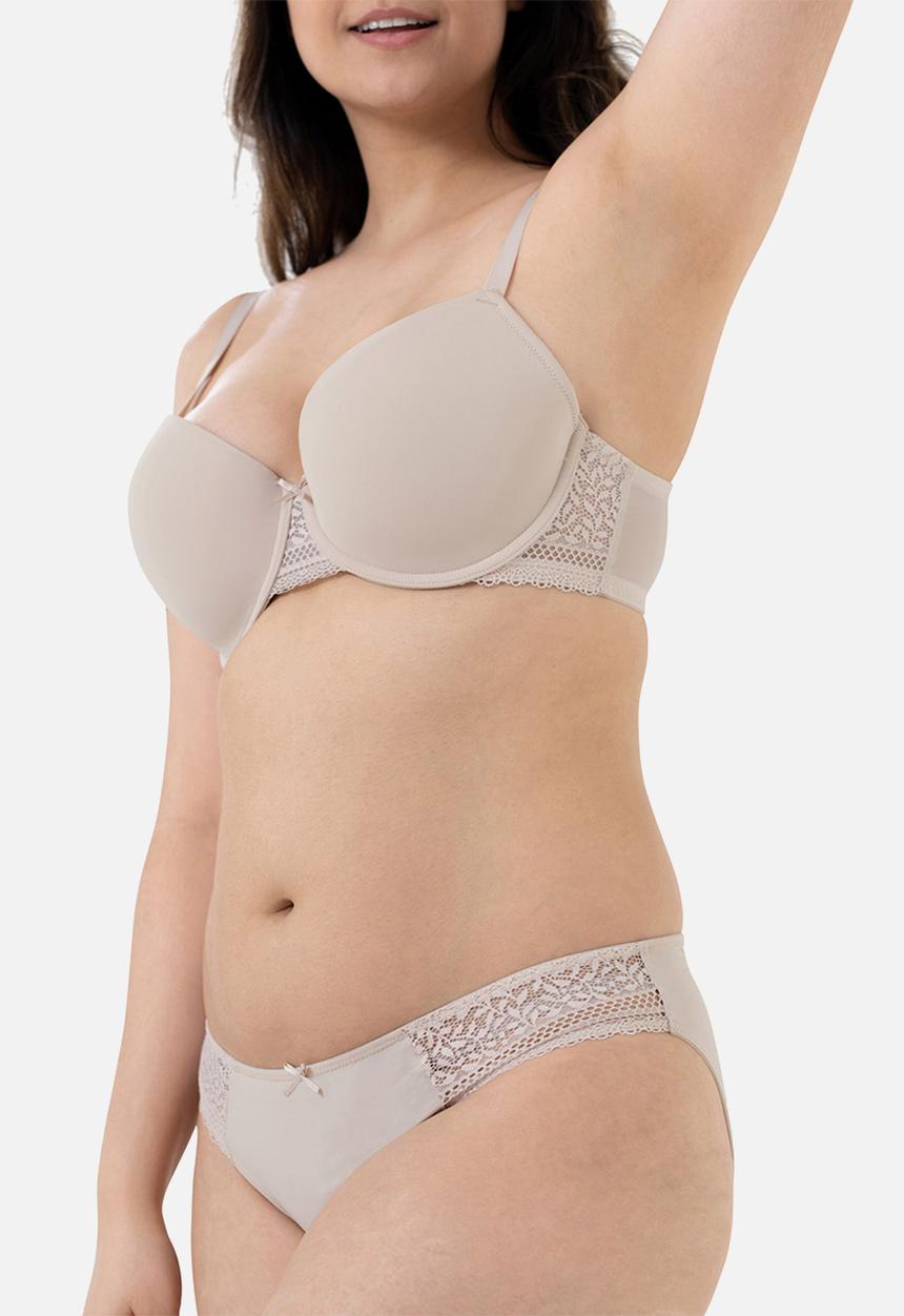 DORINA - Meeka 2 pack brief classic panty - beige & ivory
