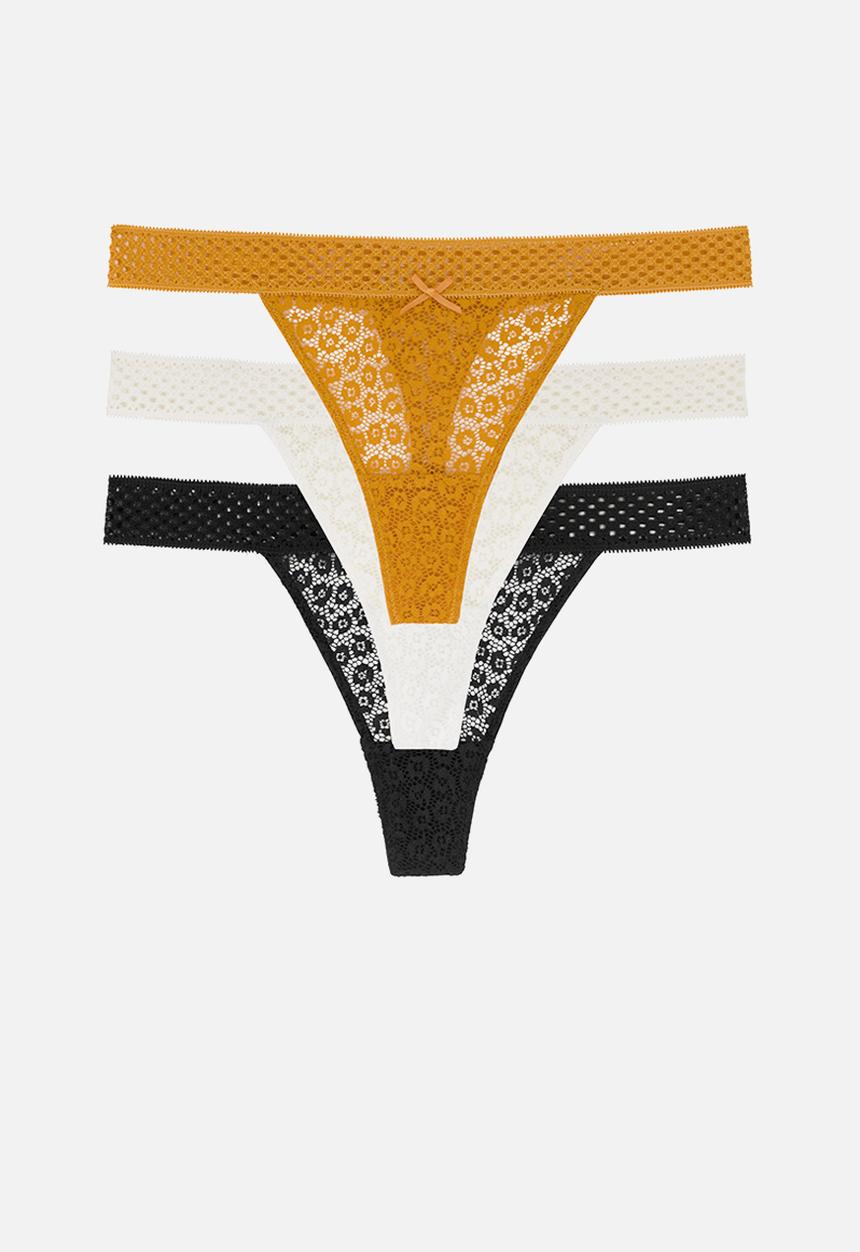 DORINA - Wild 3 pack string thong - multi