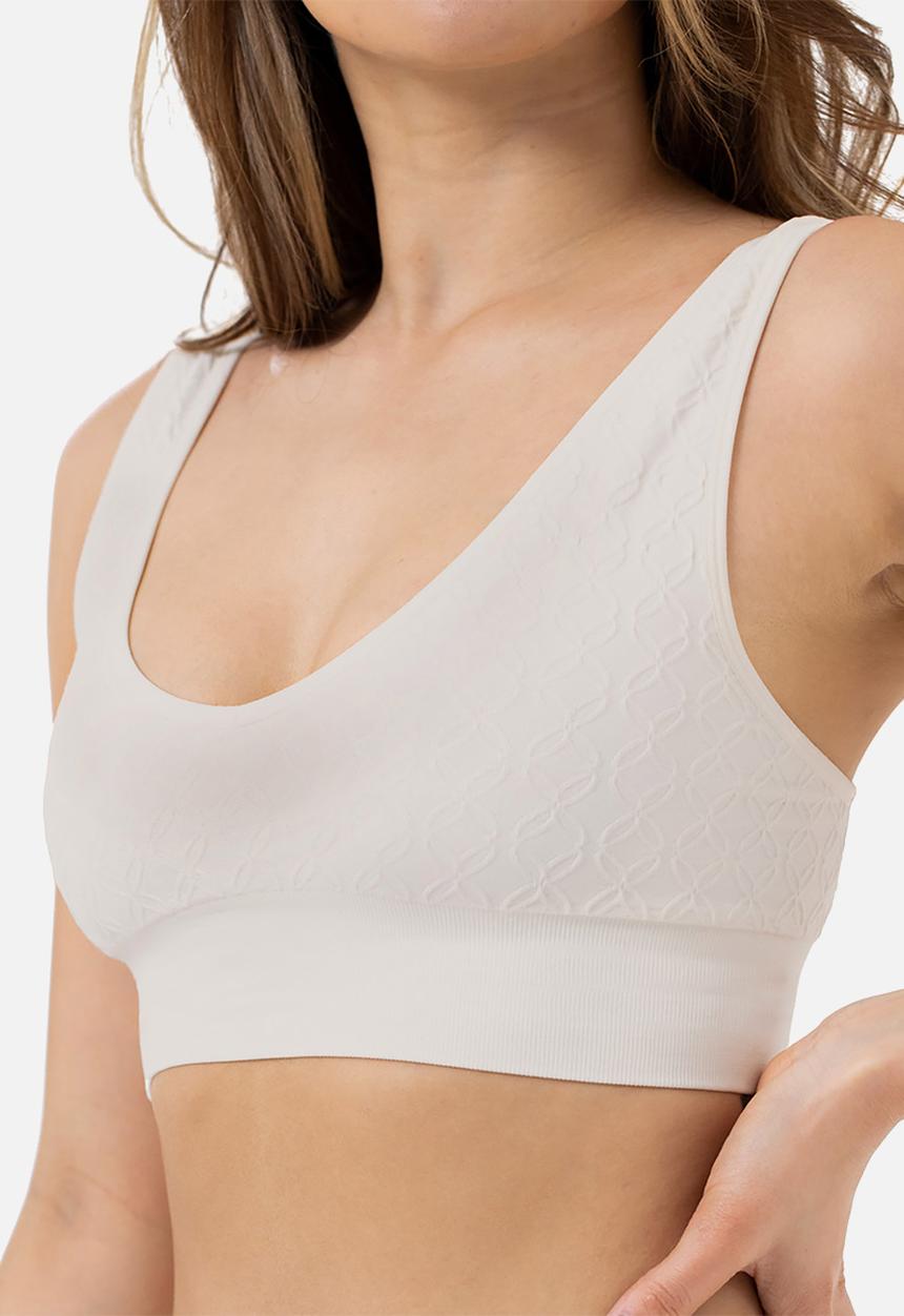DORINA - Azure 2 pack light padded bralette - ivory & black