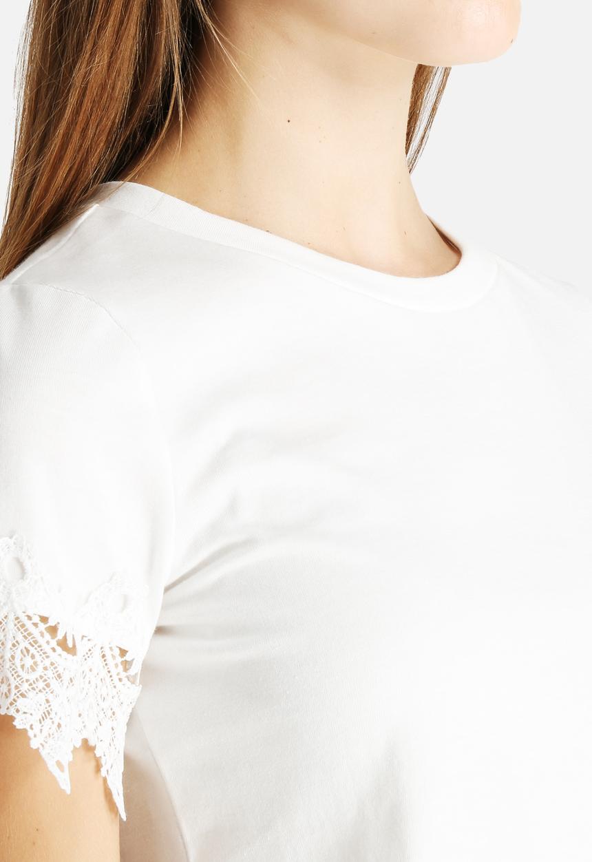 Glamorous - Laced-Hem Crop