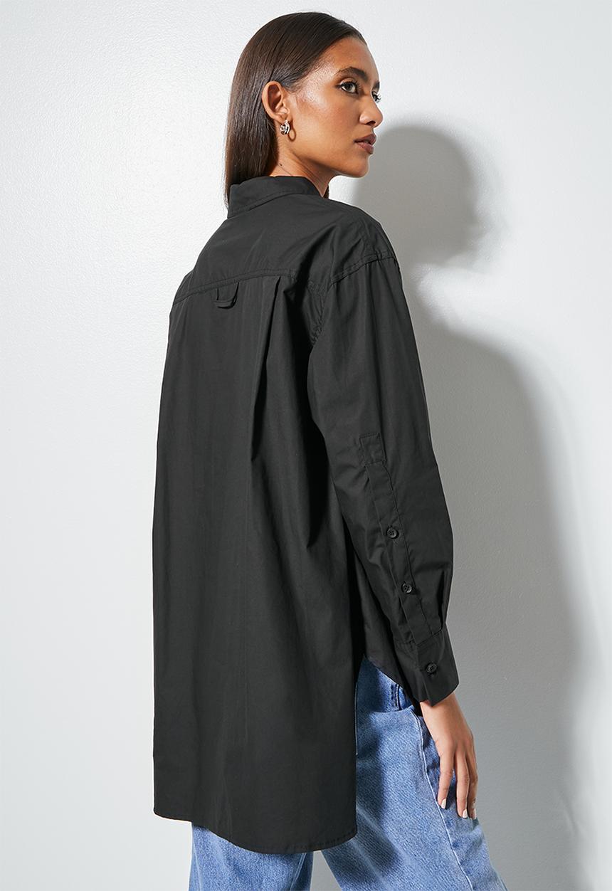 Superbalist - Pocket detail shirt - black