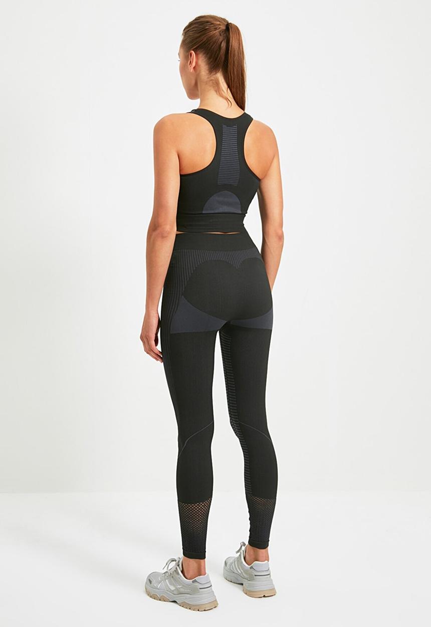 Trendyol - Seamless sports leggings - black