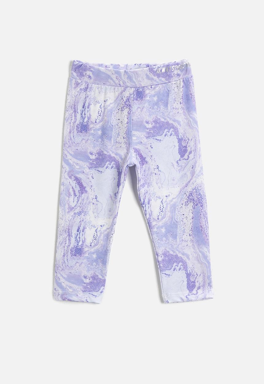 Koton Kids - Girls design legging - lilac