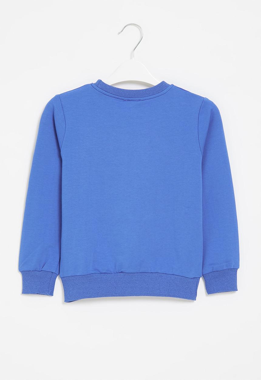Pop Candy - Boys dino crew with sequin detail - blue