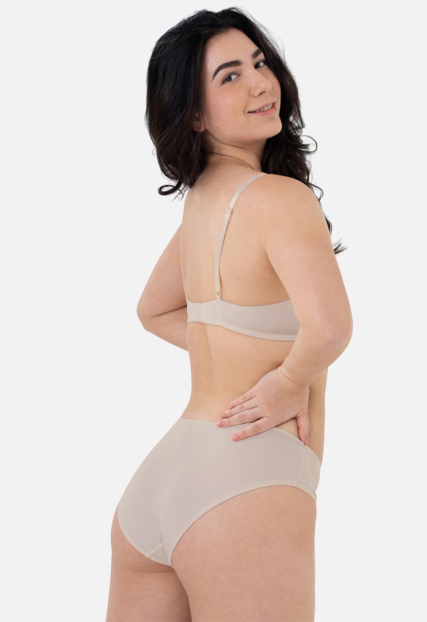 DORINA - Savanna 2 pack push up plunge bra - black & beige 