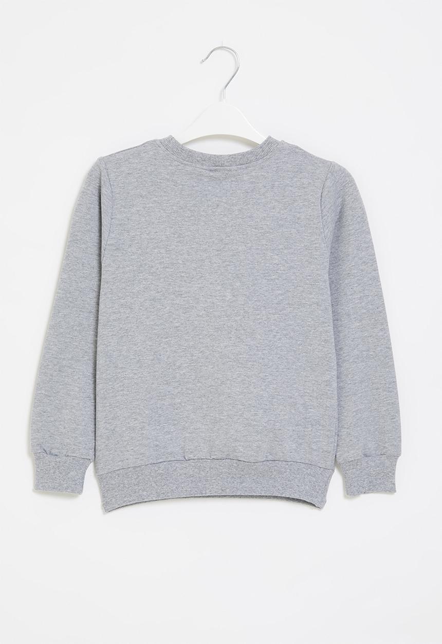 Pop Candy - Boys dino crew with sequin detail - grey