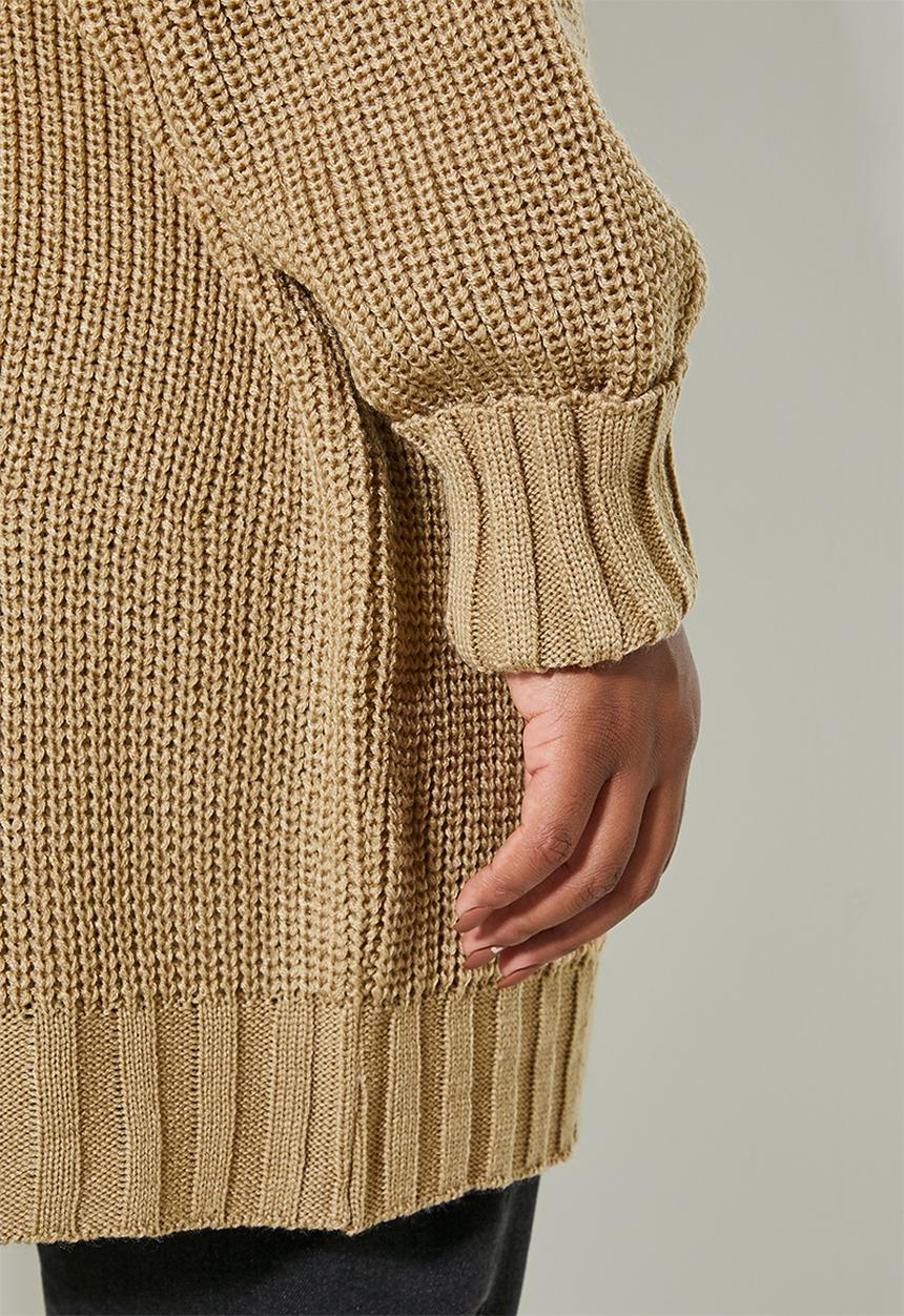 Superbalist - Chunky cardi - camel