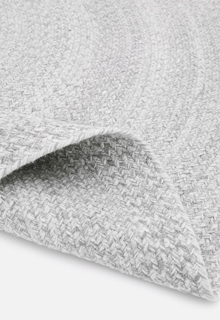 Sixth Floor - Braided round rug - grey