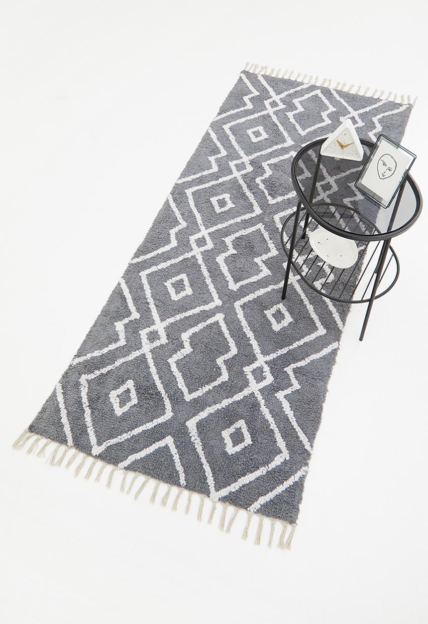 Sixth Floor - Granite tufted runner - grey