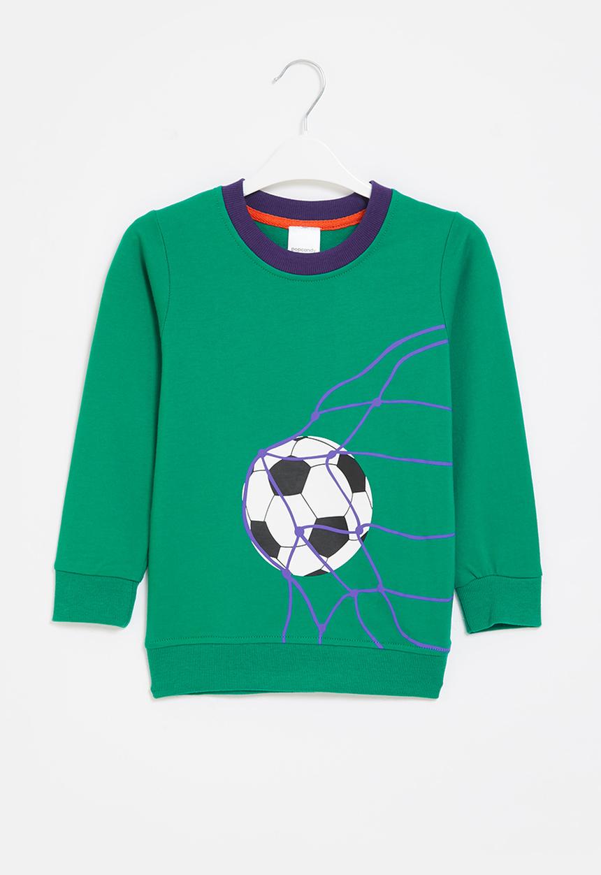 Pop Candy - Boys printed sweater - green 