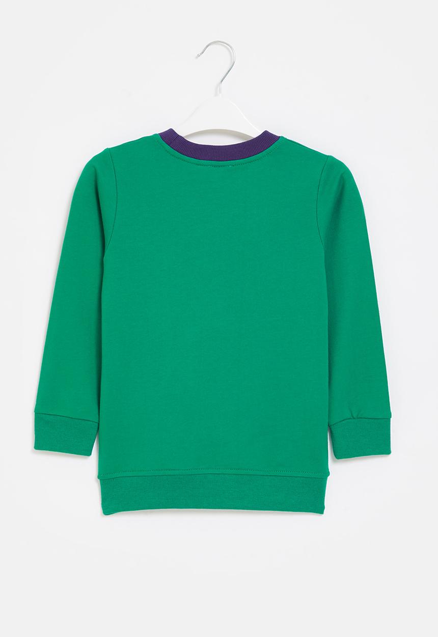 Pop Candy - Boys printed sweater - green 