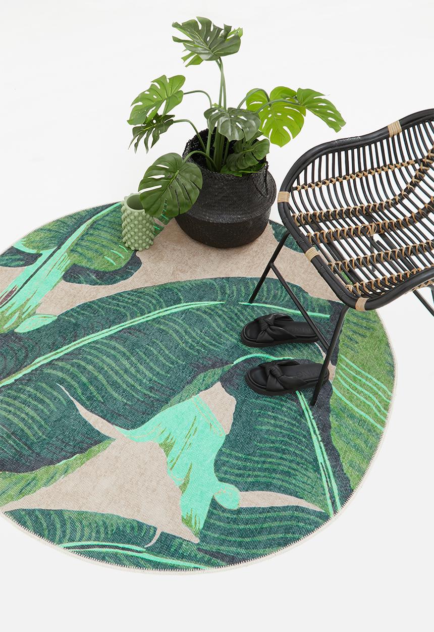 Hertex Haus - Golden state tropics rug - multi