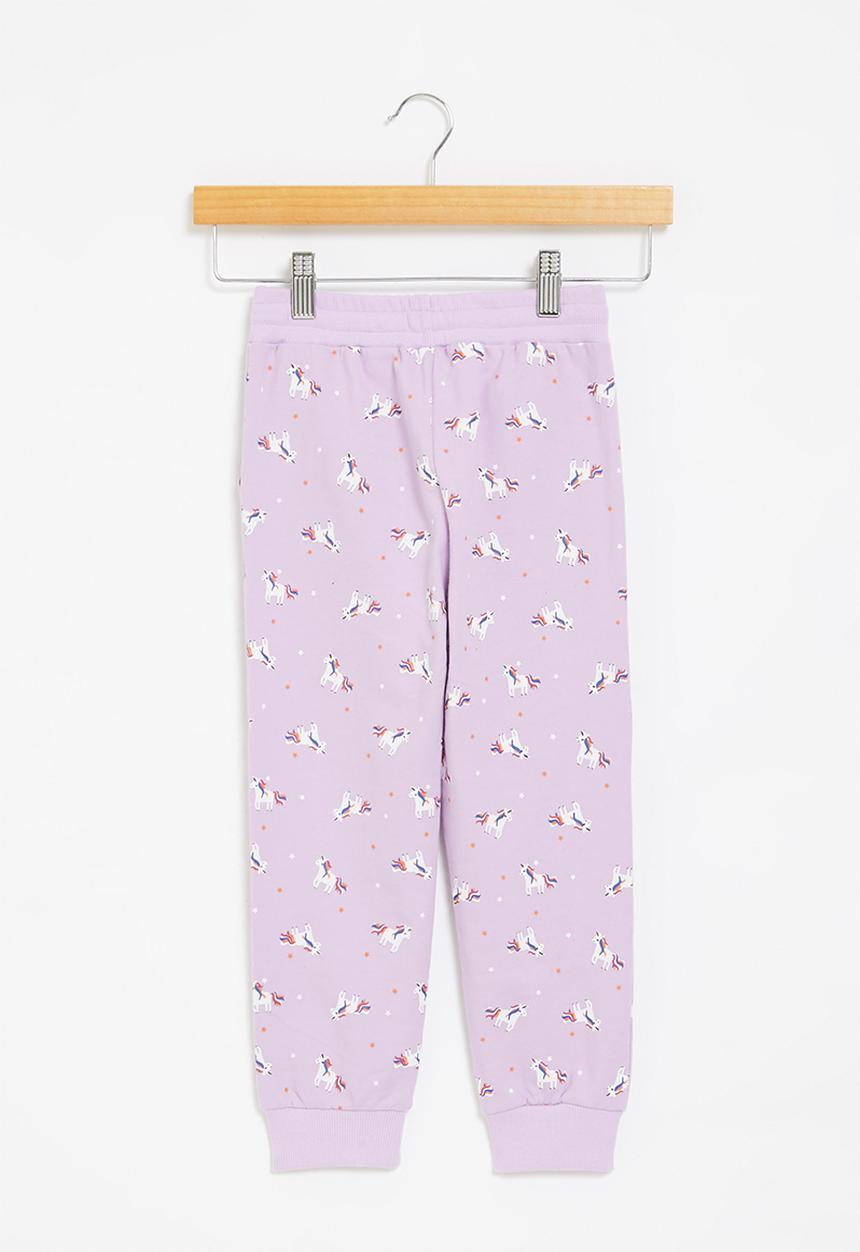 Pop Candy - Girls unicorn jogger - purple