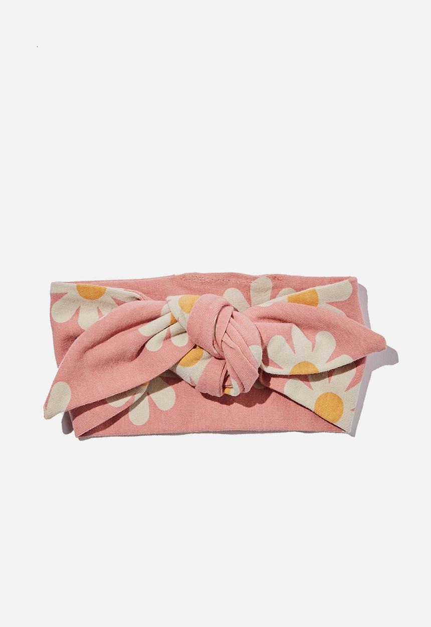 Cotton On - The tie headband - earth clay & bruny daisy