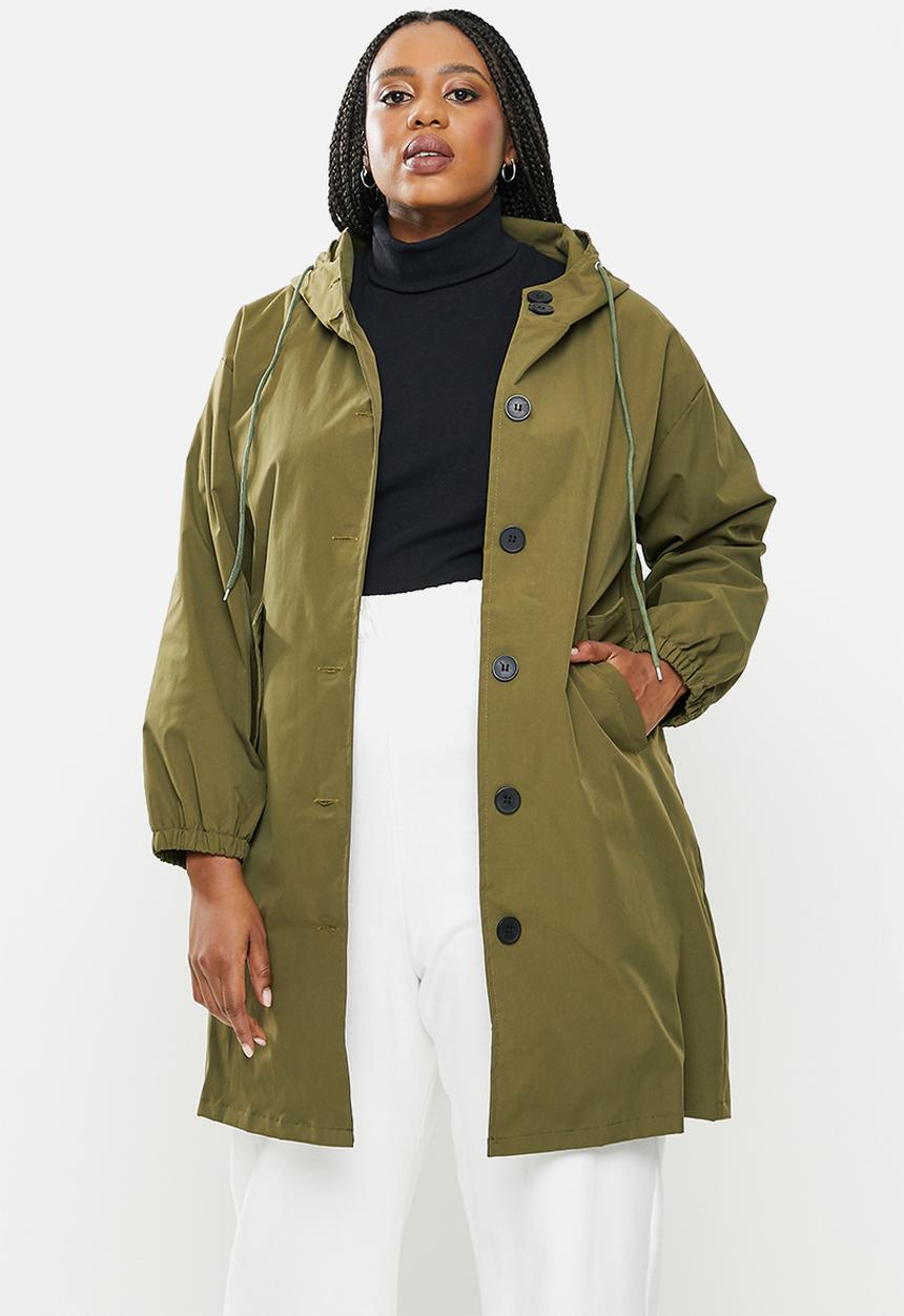 dailyfriday - Classic hooded trench coat - khaki