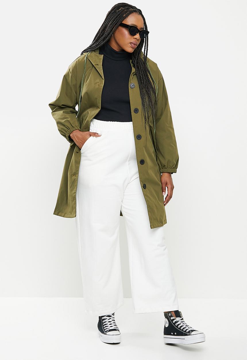 dailyfriday - Classic hooded trench coat - khaki