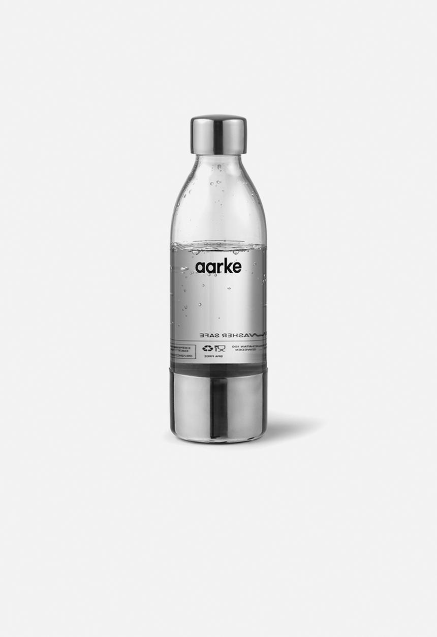 Aarke - Small pet water bottle - polished steel 