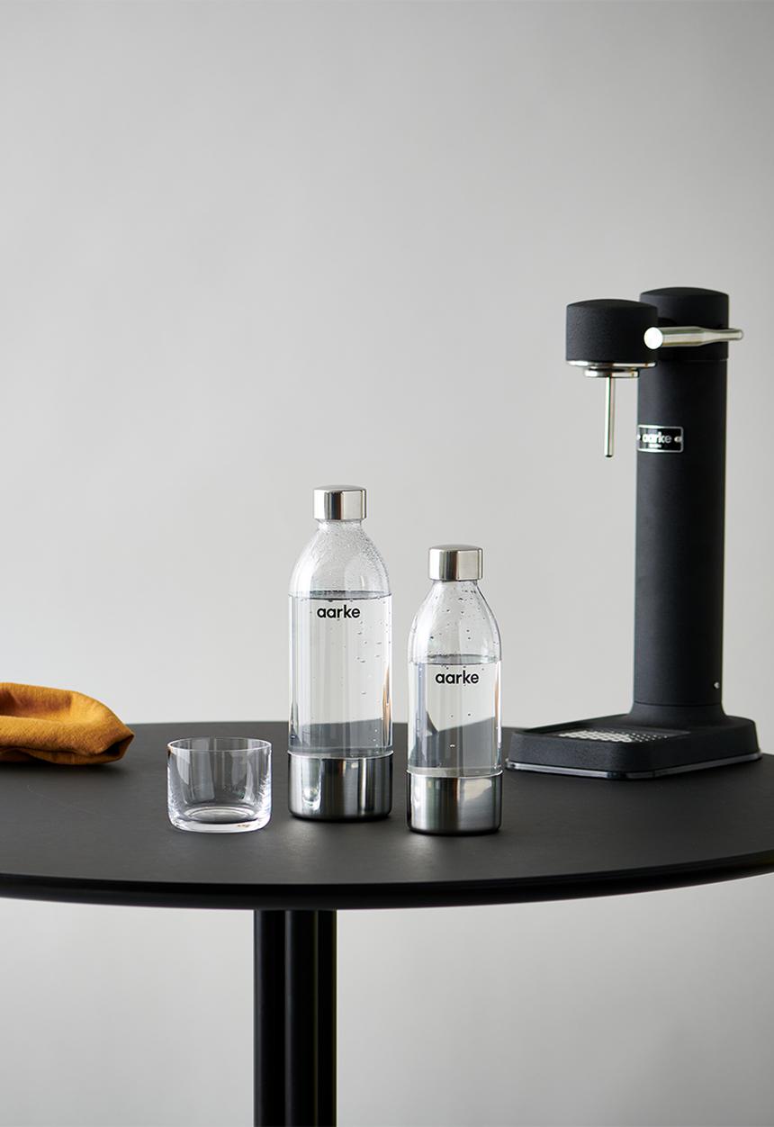 Aarke - Small pet water bottle - polished steel 