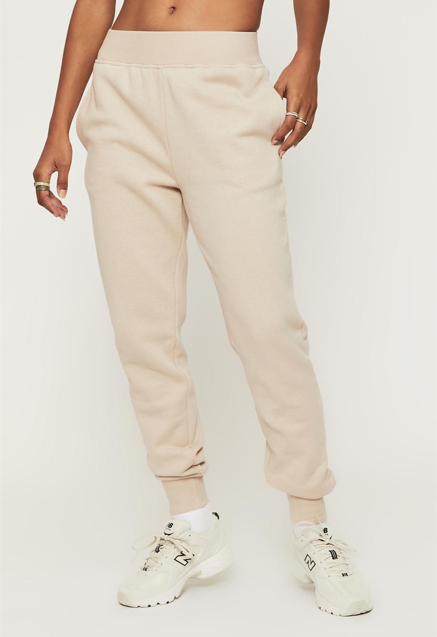 Supré  - Erica slim fit track pant - soft taupe