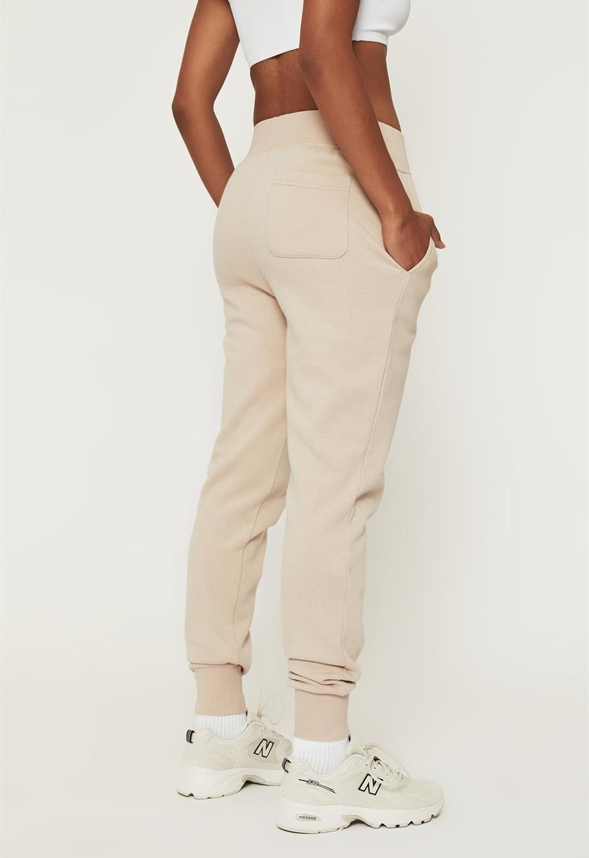 Supré  - Erica slim fit track pant - soft taupe
