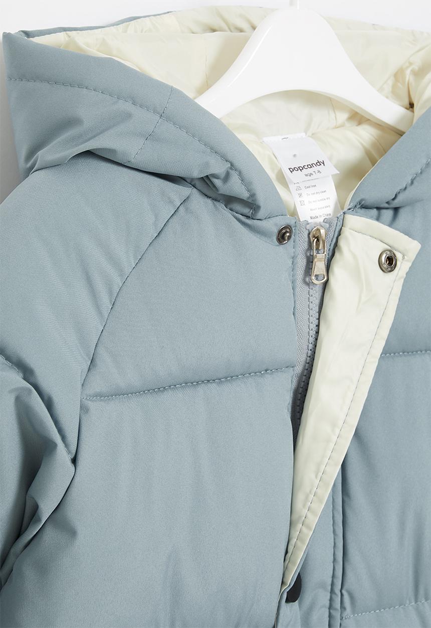 Pop Candy - Boys hooded puffer - blue