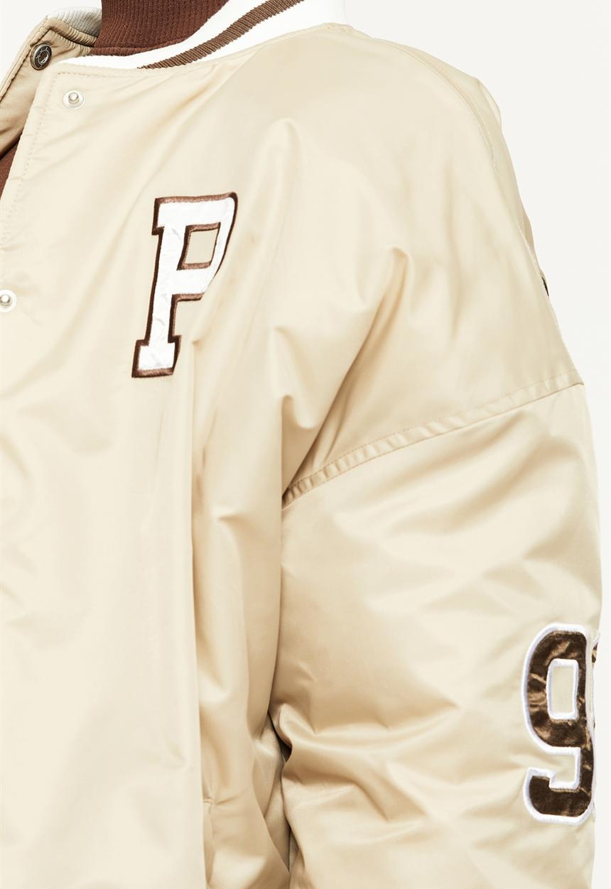 Supré  - Mary kate varsity bomber - cool beige