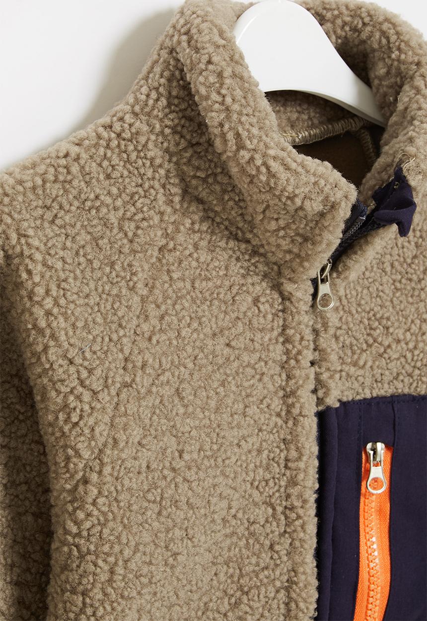 Pop Candy - Boys sherpa jacket - multi