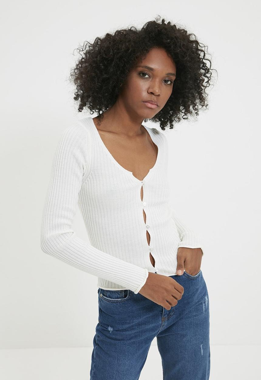 Trendyol - Roving cardigan - ecru