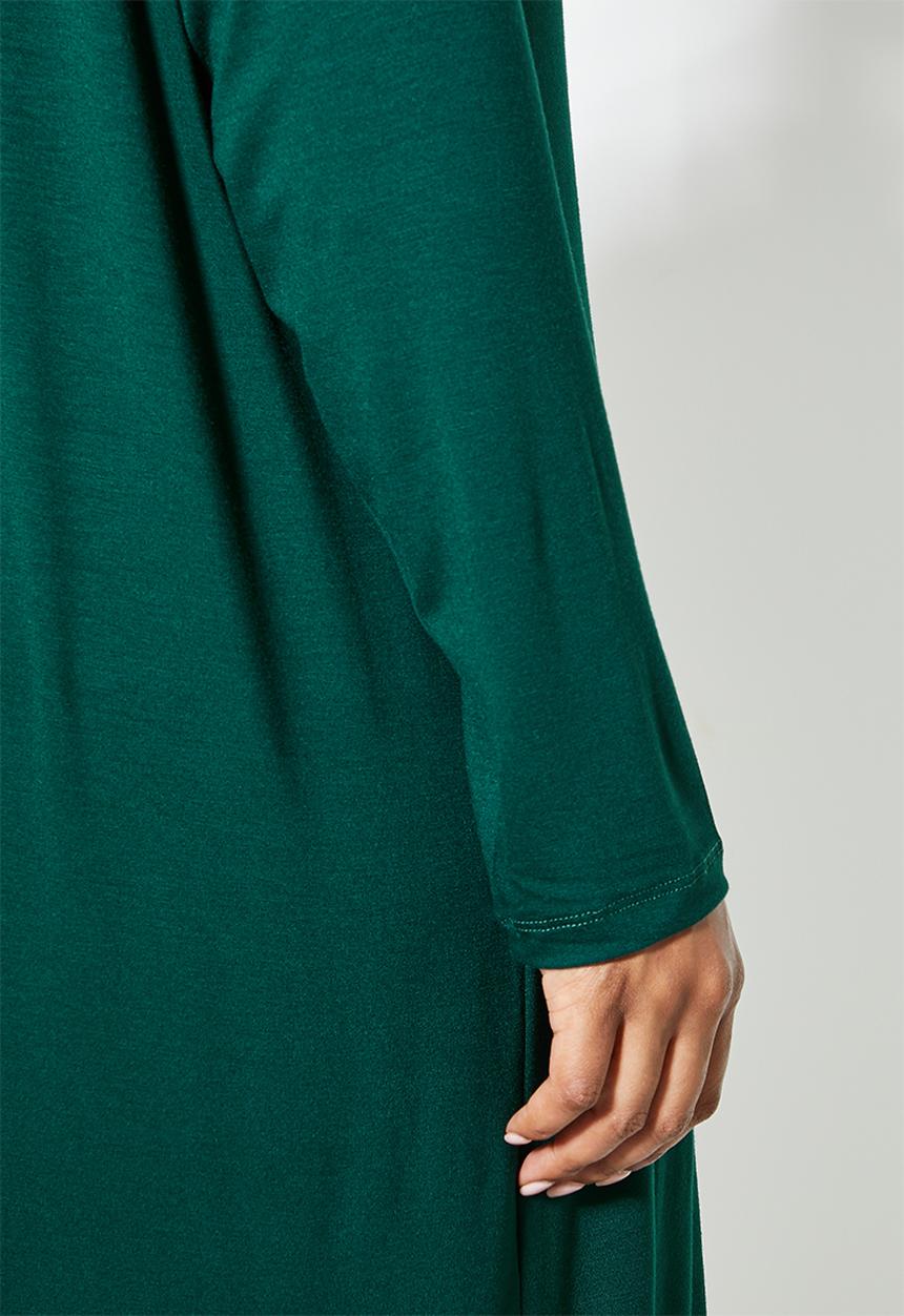 Superbalist - Poloneck column dress - bottle green