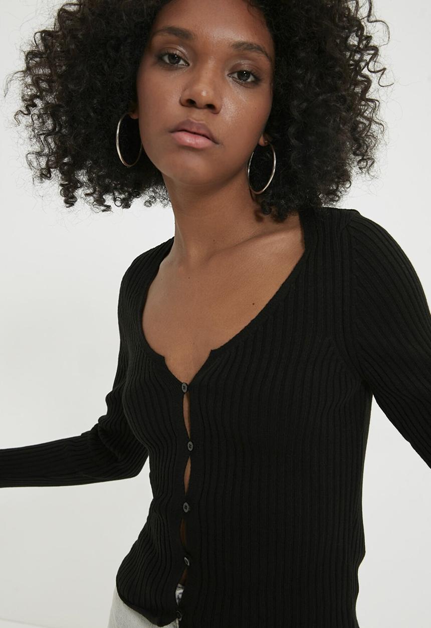 Trendyol - Roving cardigan - black